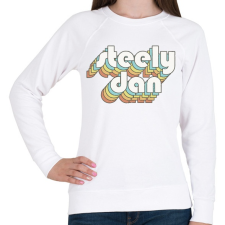 PRINTFASHION Steely Dan - Női pulóver - Fehér női pulóver, kardigán