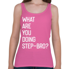 PRINTFASHION Step-bro - Női atléta - Rózsaszín női trikó