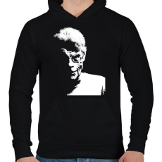 PRINTFASHION Stephen King - Férfi kapucnis pulóver - Fekete