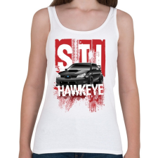 PRINTFASHION STI Hawkeye - Női atléta - Fehér női trikó