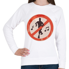 PRINTFASHION Stop Emot - Női pulóver - Fehér