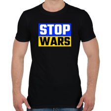PRINTFASHION STOP WARS 2 - Férfi póló - Fekete férfi póló