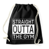 PRINTFASHION Straight Outta Gym - Sportzsák, Tornazsák - Fekete