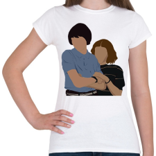 PRINTFASHION Stranger Couple  - Női póló - Fehér női póló