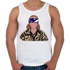 PRINTFASHION Stranger Things 11 - Férfi atléta - Fehér