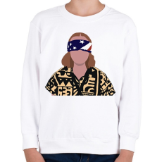 PRINTFASHION Stranger Things 11 - Gyerek pulóver - Fehér