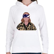 PRINTFASHION Stranger Things 11 - Női kapucnis pulóver - Fehér