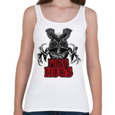 PRINTFASHION Stranger Things - Demogorgon Free Hugs - Női atléta - Fehér női trikó