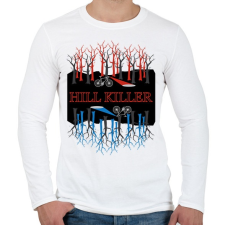 PRINTFASHION Stranger Things - Férfi hosszú ujjú póló - Fehér férfi póló