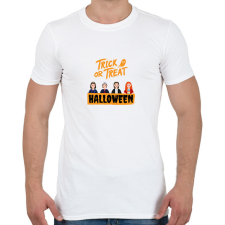 PRINTFASHION Stranger Things Halloween - Férfi póló - Fehér férfi póló