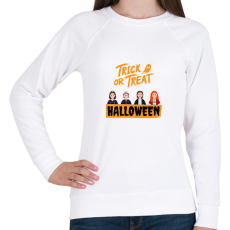 PRINTFASHION Stranger Things Halloween - Női pulóver - Fehér