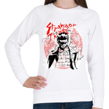PRINTFASHION Stranger Things - Női pulóver - Fehér női pulóver, kardigán