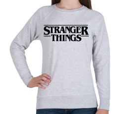 PRINTFASHION stranger things - Női pulóver - Sport szürke