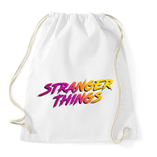 PRINTFASHION Stranger Things  - Sportzsák, Tornazsák - Fehér tornazsák