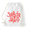 PRINTFASHION Stranger Things - Sportzsák, Tornazsák - Fehér
