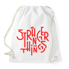 PRINTFASHION Stranger Things - Sportzsák, Tornazsák - Fehér tornazsák