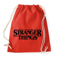 PRINTFASHION stranger things - Sportzsák, Tornazsák - Piros tornazsák