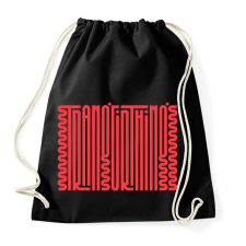 PRINTFASHION Stranger Things Text - Sportzsák, Tornazsák - Fekete tornazsák