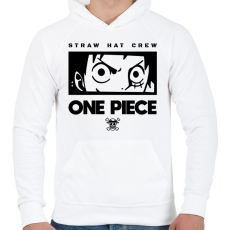 PRINTFASHION Straw hat crew - Férfi kapucnis pulóver - Fehér