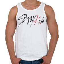 PRINTFASHION Stray Kids - Férfi atléta - Fehér atléta, trikó