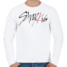 PRINTFASHION Stray Kids - Férfi pulóver - Fehér férfi pulóver, kardigán