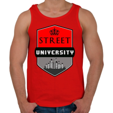 PRINTFASHION street university - Férfi atléta - Piros atléta, trikó