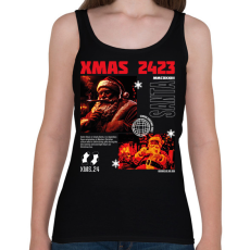 PRINTFASHION Streetwear xmas - Női atléta - Fekete