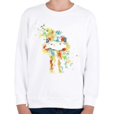 PRINTFASHION Strucc vízfesték - Gyerek pulóver - Fehér gyerek pulóver, kardigán