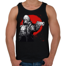 PRINTFASHION Stukkeres Gorilla - Férfi atléta - Fekete atléta, trikó