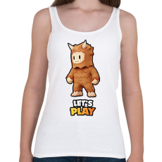 PRINTFASHION Stumble Guys - Bigfoot - Női atléta - Fehér