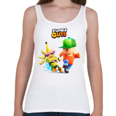 PRINTFASHION Stumble Guys game - Női atléta - Fehér