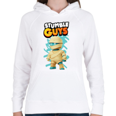 PRINTFASHION Stumble guys Hatshepsut - Női kapucnis pulóver - Fehér