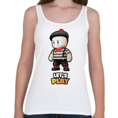 PRINTFASHION Stumble Guys - Mime Rowan - Női atléta - Fehér