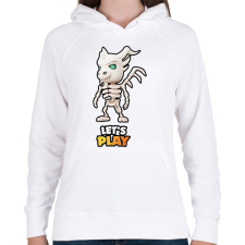 PRINTFASHION Stumble Guys - Undead Dragon - Női kapucnis pulóver - Fehér női pulóver, kardigán