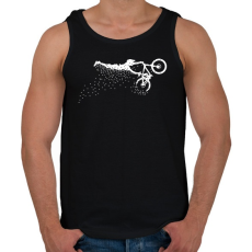 PRINTFASHION stunt biker  - Férfi atléta - Fekete