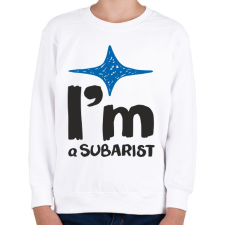 PRINTFASHION Subarist - Gyerek pulóver - Fehér gyerek póló