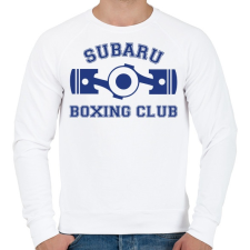 PRINTFASHION Subaru Boxing Club - Férfi pulóver - Fehér férfi pulóver, kardigán