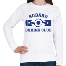 PRINTFASHION Subaru Boxing Club - Női pulóver - Fehér