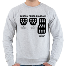 PRINTFASHION Subaru vezetés - Férfi pulóver - Sport szürke férfi pulóver, kardigán