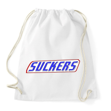 PRINTFASHION Suckers - Sportzsák, Tornazsák - Fehér tornazsák