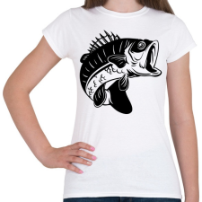 PRINTFASHION sügér - Női póló - Fehér női póló