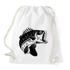PRINTFASHION sügér - Sportzsák, Tornazsák - Fehér tornazsák