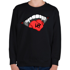 PRINTFASHION SUKUNA MOUTH - Gyerek pulóver - Fekete
