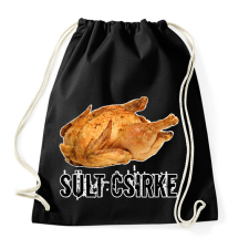 PRINTFASHION Sült csirke  - Sportzsák, Tornazsák - Fekete tornazsák