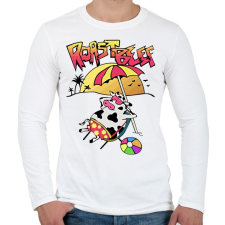 PRINTFASHION Sült húús - Férfi hosszú ujjú póló - Fehér férfi póló