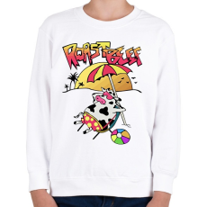 PRINTFASHION Sült húús - Gyerek pulóver - Fehér