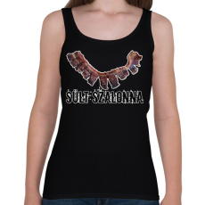 PRINTFASHION Sült szalonna  - Női atléta - Fekete