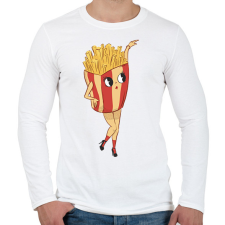 PRINTFASHION Sültkrumpli - Férfi hosszú ujjú póló - Fehér férfi póló
