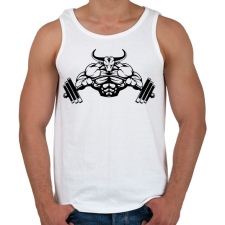 PRINTFASHION Súlyemelés - Férfi atléta - Fehér atléta, trikó