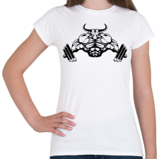 PRINTFASHION Súlyemelés - Női póló - Fehér női póló